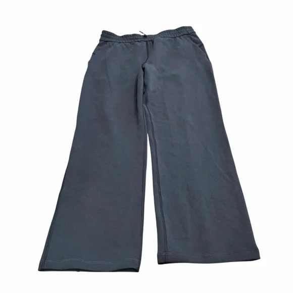 Lululemon Softstreme Hi Rise Straight Leg True Navy Pants Size 10 28.5” Inseam - Picture 3 of 7